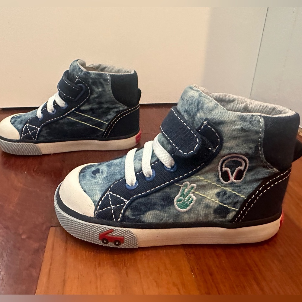 SEE KAI RUN Dane | Dane Blue Tie Dye toddler shoes